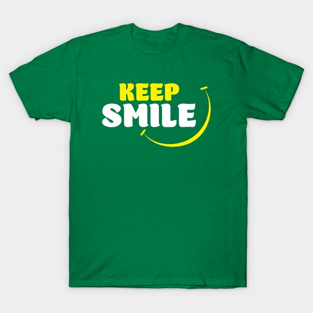 Keep smile typo T-Shirt by Choulous79